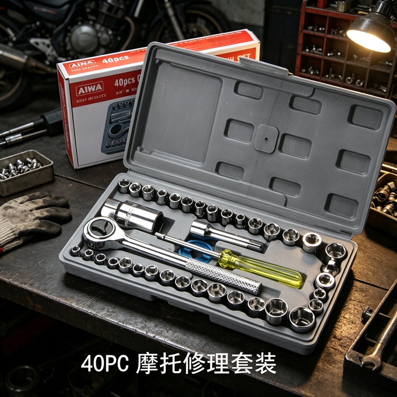 Car Workshop Tools And Equipment - Auto-Demontage-Steckschlüssel-Set, Mechanisches Reparaturwerkzeug-Kit für Kraftfahrzeuge, Zubehör