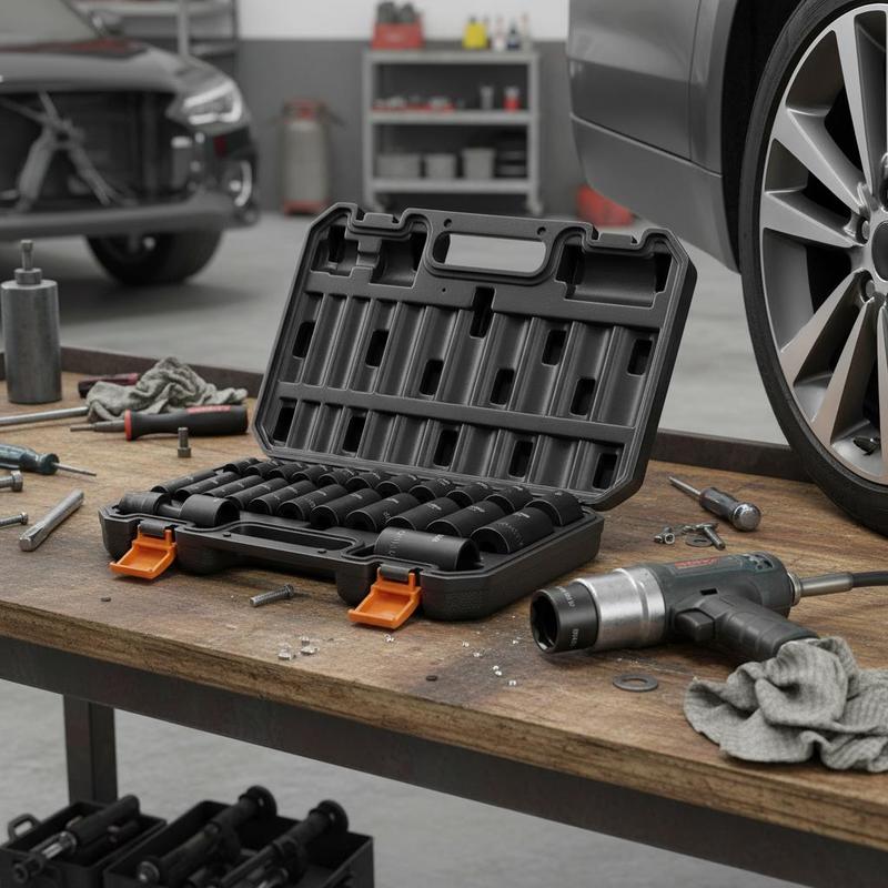 Workshop Marking Tools - 3/8-Zoll-Schlagschrauber-Werkzeugset, 25-teilig, SAE 5/16