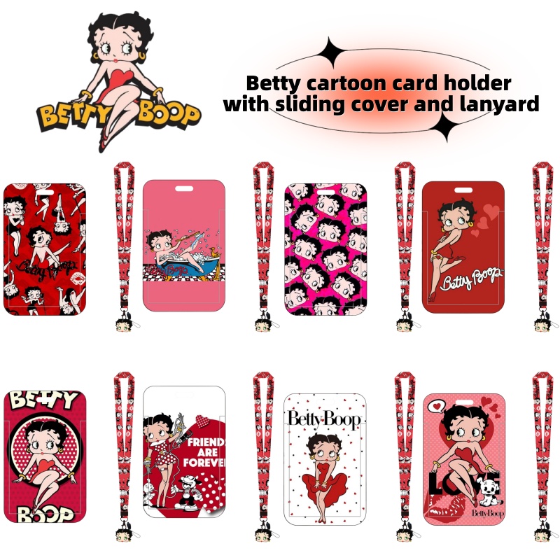 Workshop With Tools - Betty Boop Serie Anime Buskartenhalter, Campus-Essenskarte,