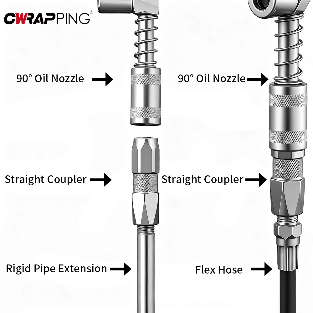 Fettpistolen-Adapter, 90-Grad- – Car Workshop Tools And Equipment Bewertung und Preis