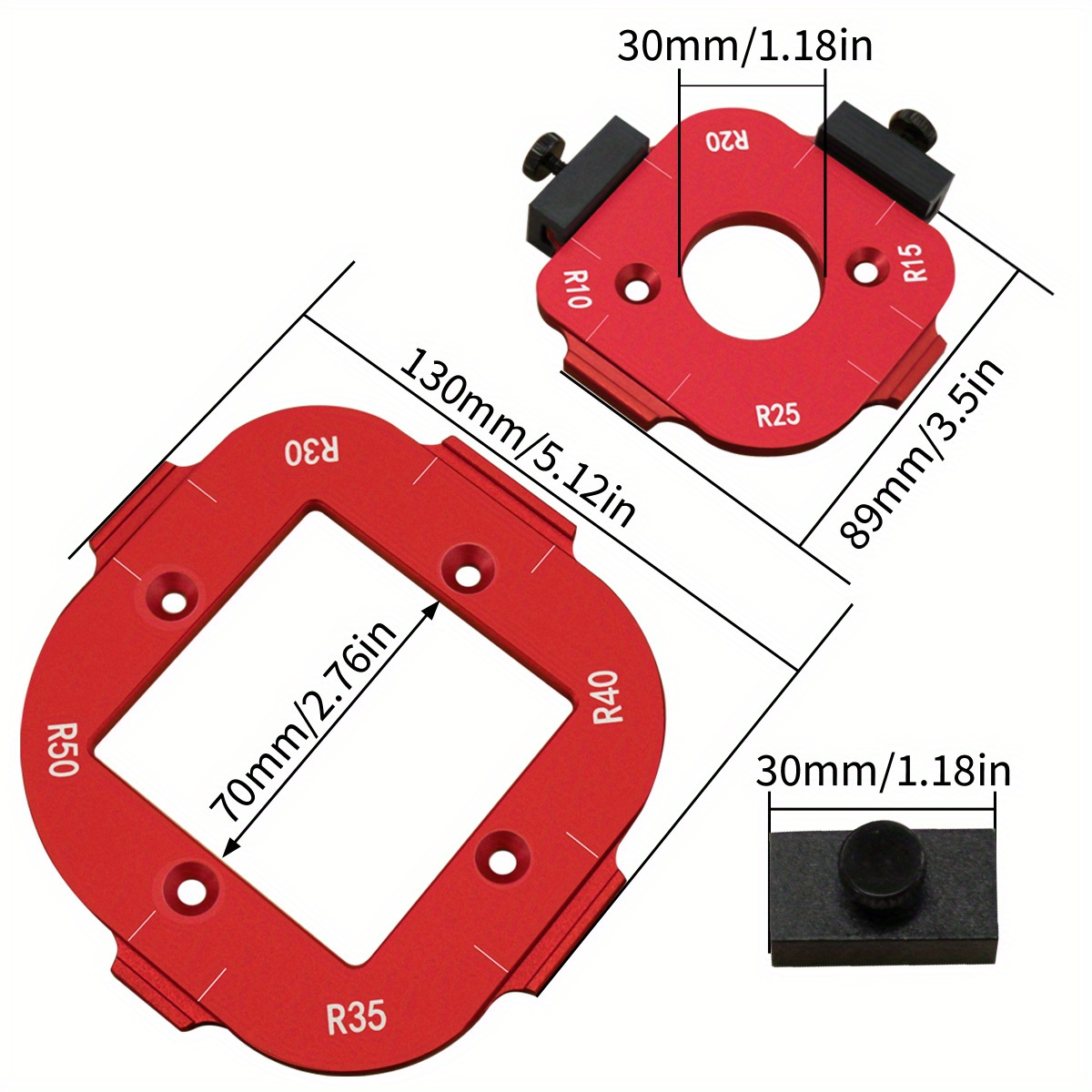 Aluminium-Eckradius-Schablonen – Workshop Cutting Tools Bewertung und Preis