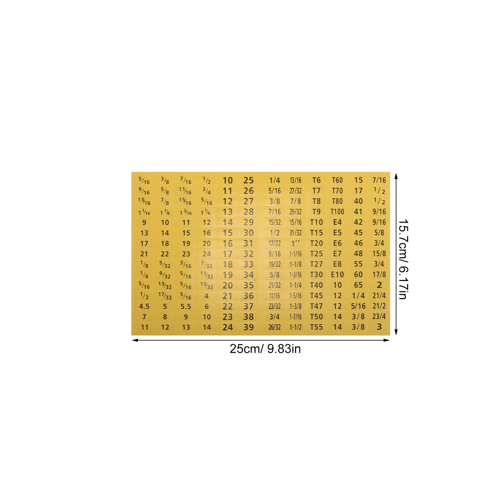 20 Blatt Steckschlüssel-Aufkle – Workshop With Tools Bewertung und Preis